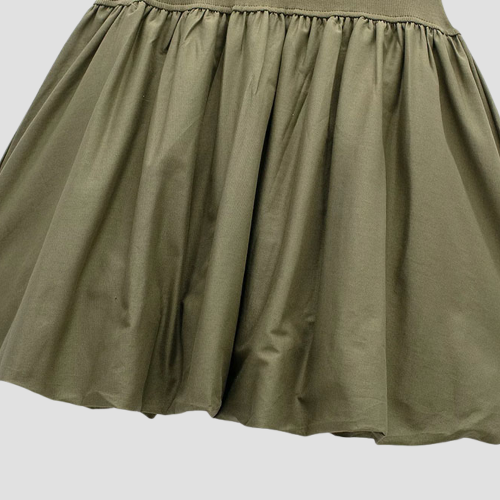 Badhie | Women's Ruched Contrast Mini Dress