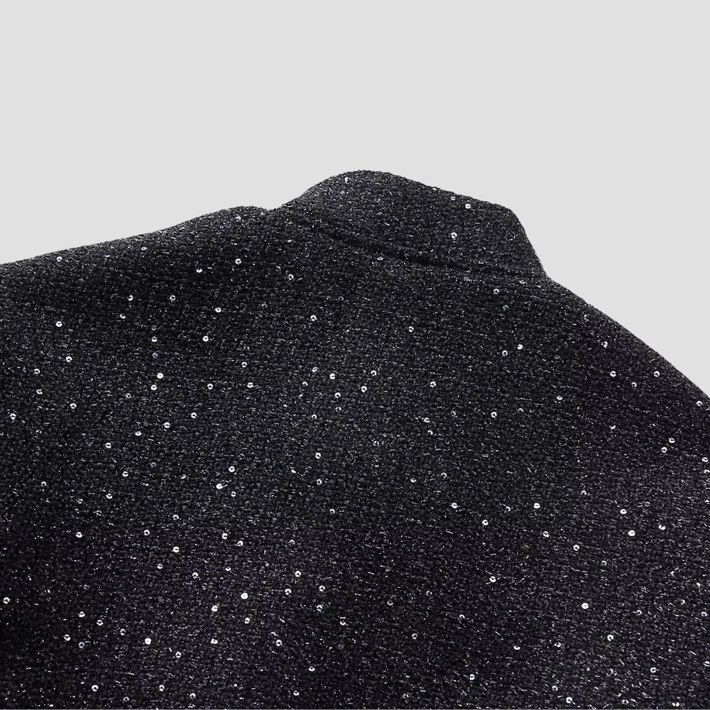 Badhie | Women’s Sparkle Tweed Bomber Jacket