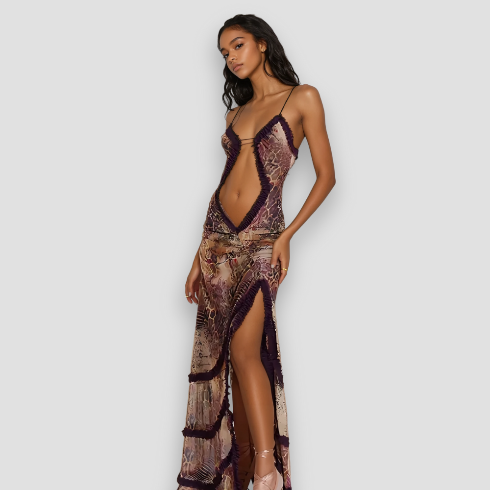 Badhie | Women's Maxi Elegant Sleeveless Summer Dress