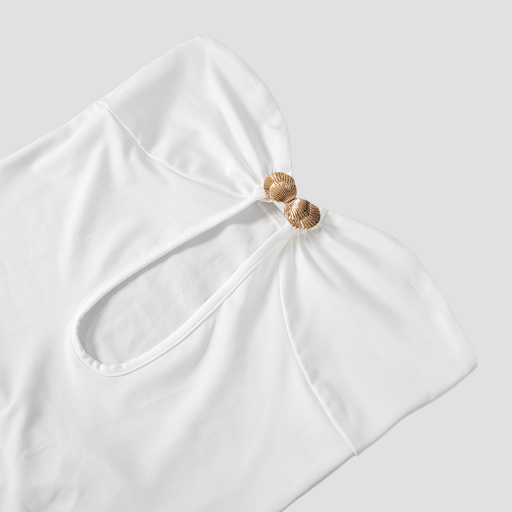 Badhie | Women’s Strapless Maxi Cut-Out Dress