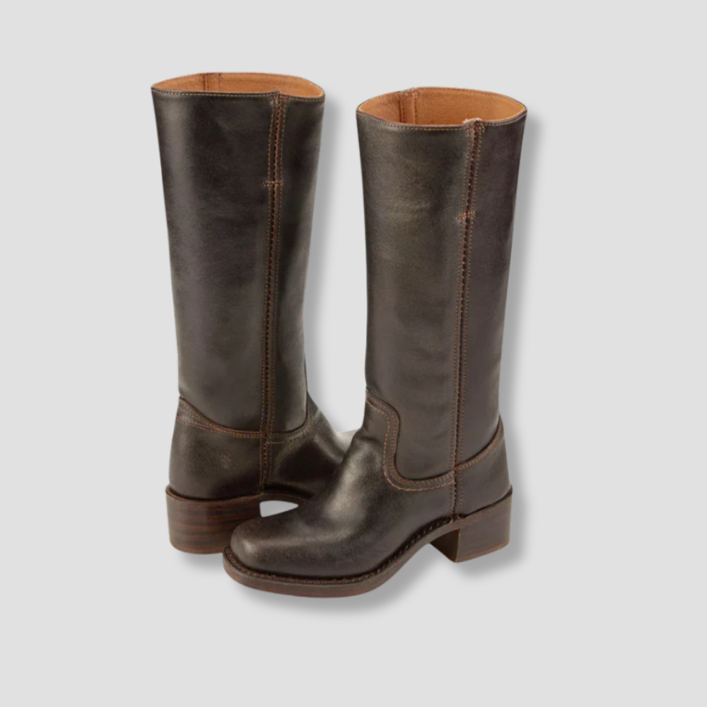 Badhie | Women’s Knee High Boots Classic Round