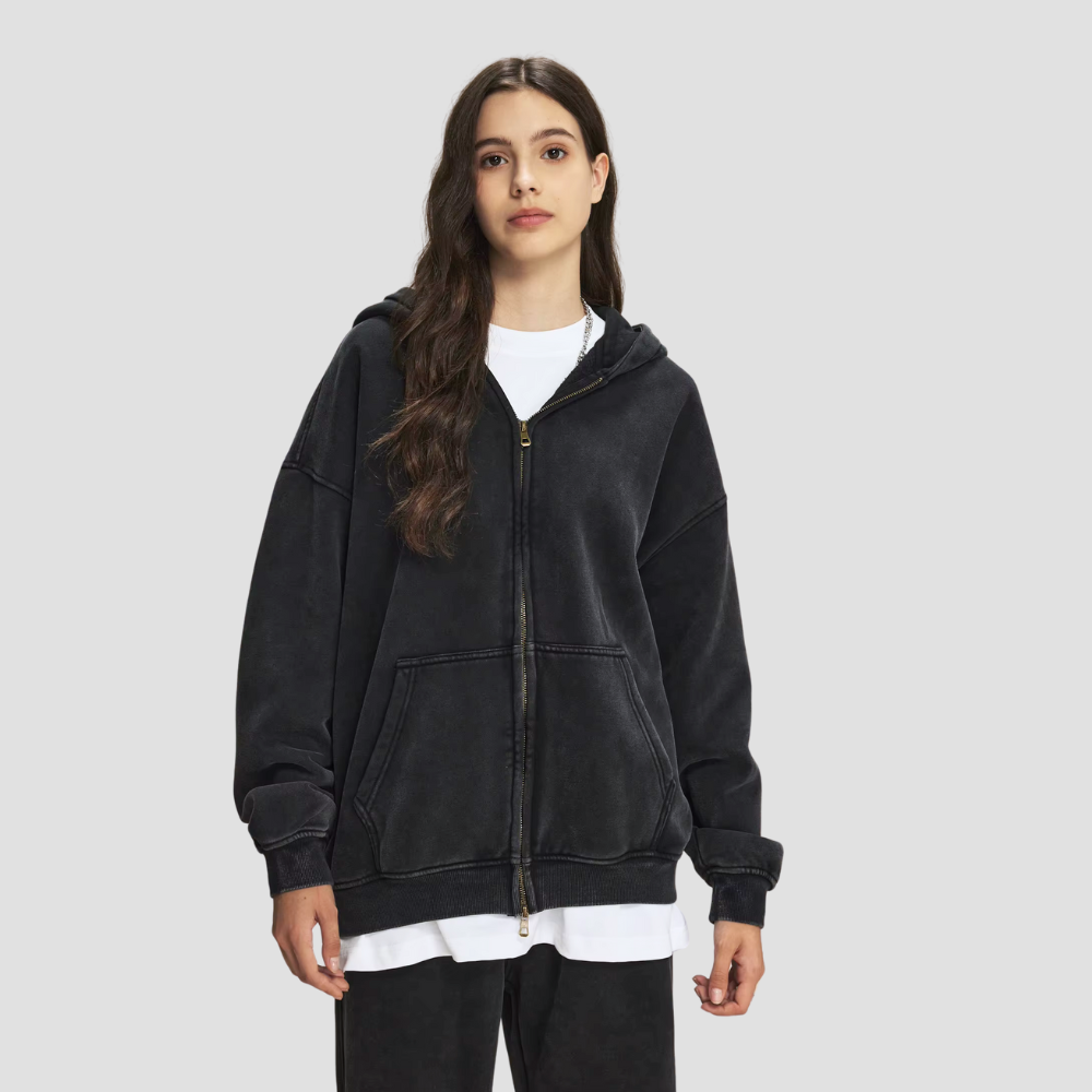 Badhie | Women's Essential Zip Fleece Hoodie