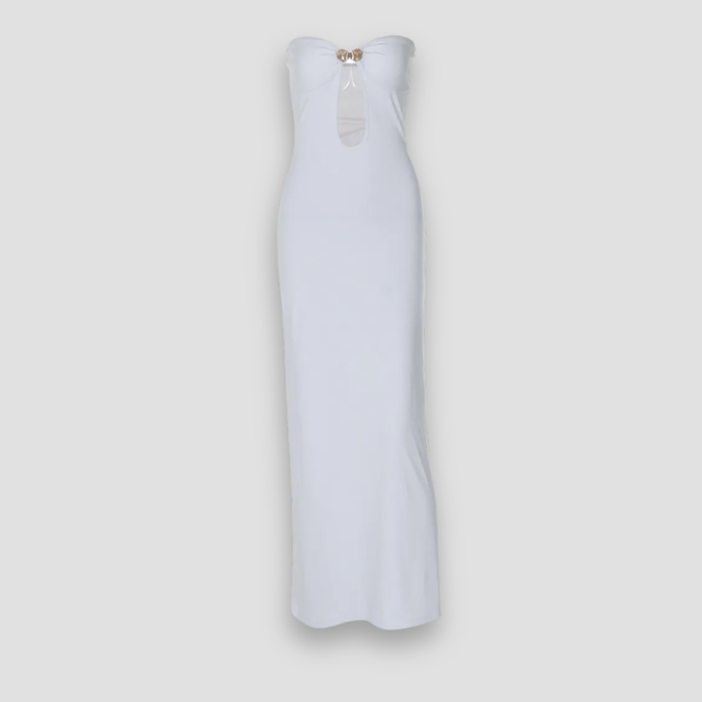 Badhie | Women’s Strapless Maxi Cut-Out Dress