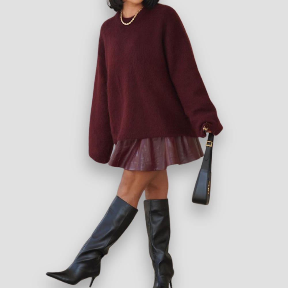 Badhie | Women’s Minimalist Cozy Knit Sweater