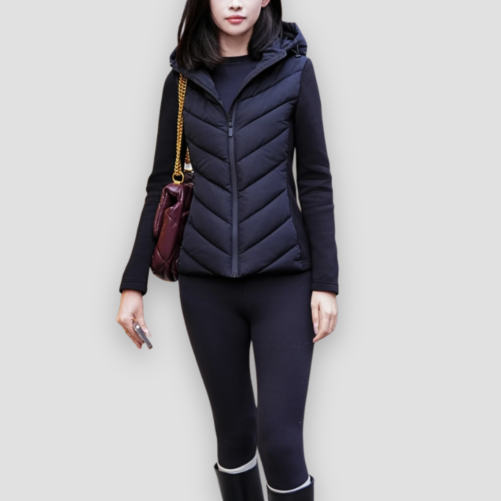 Badhie | Women’s Elegant Lightweight Hooded Puffer Jacket