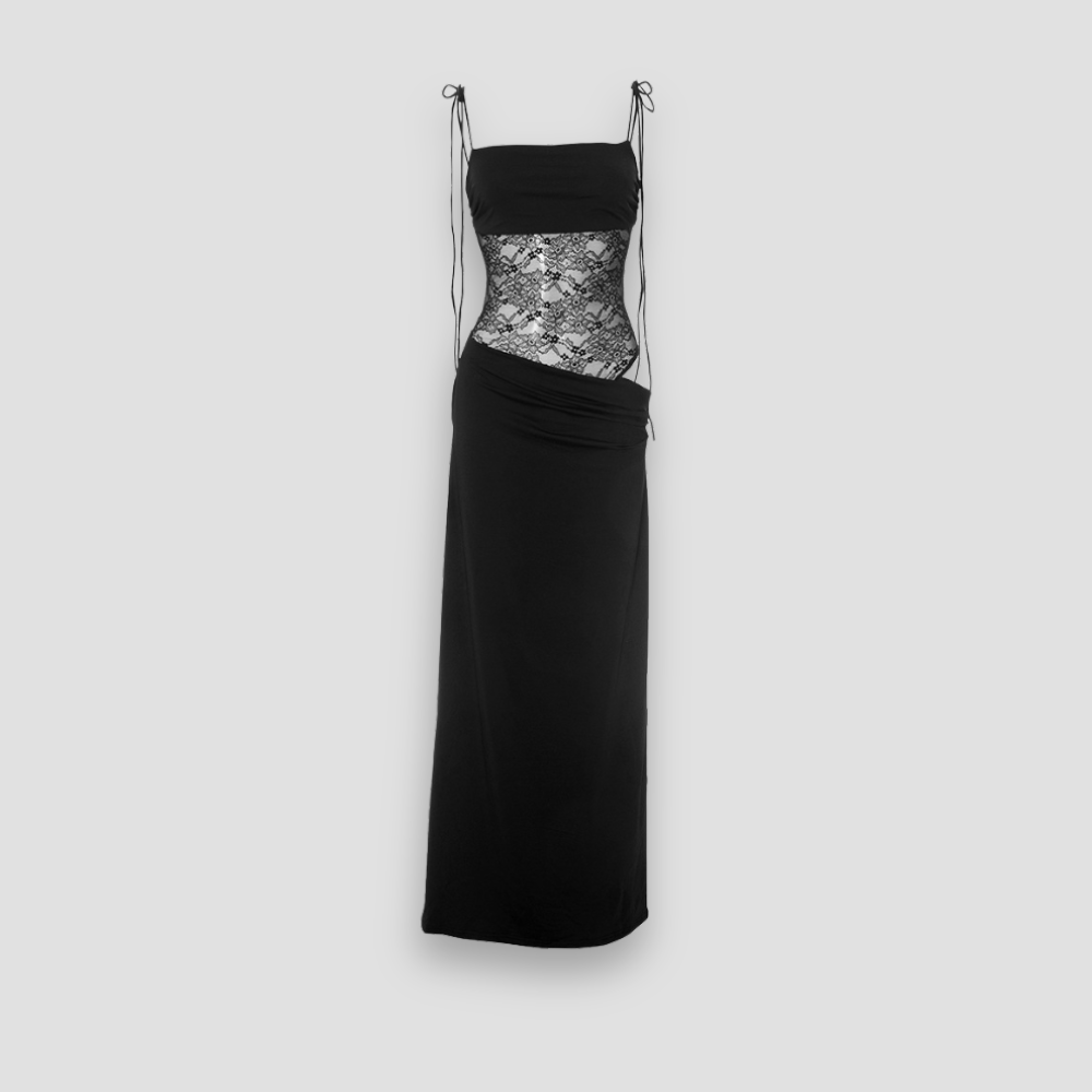 Badhie | Women's Lace Corset Maxi Dress