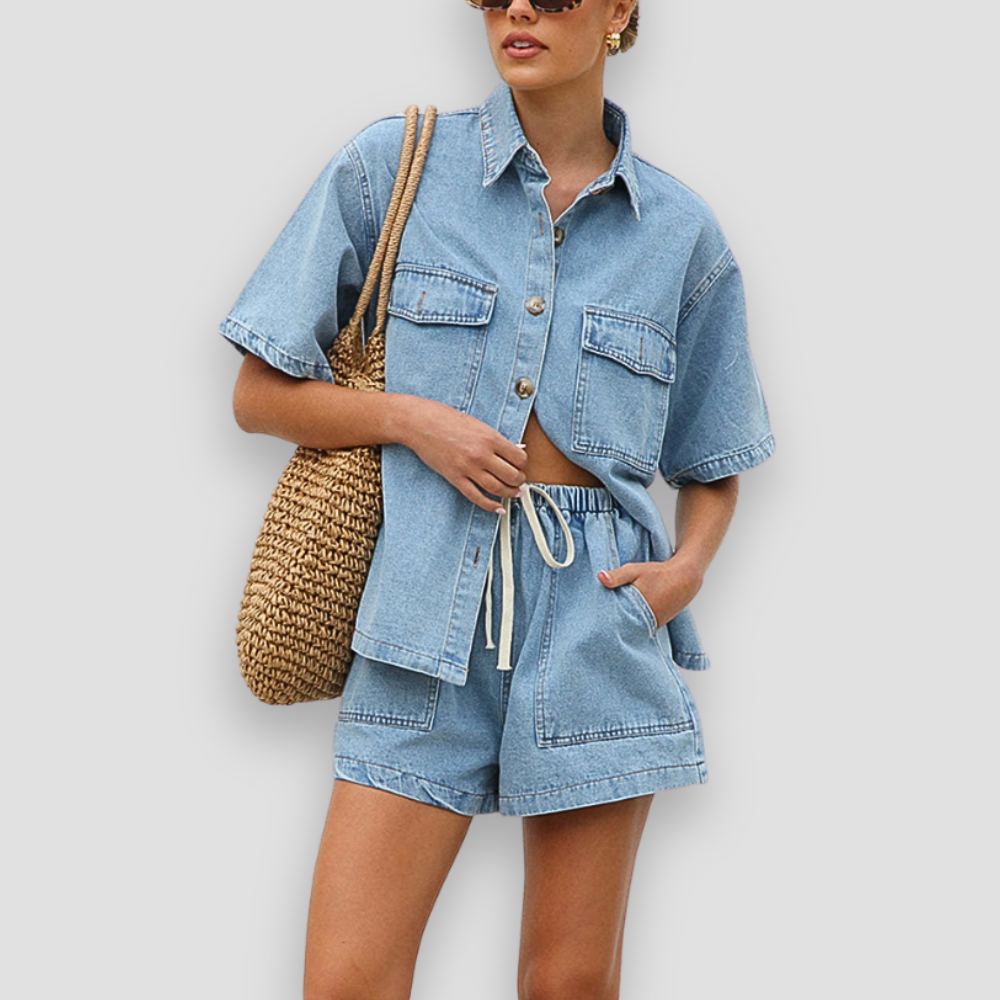 Badhie | Women's Everyday Denim Two-Piece Set