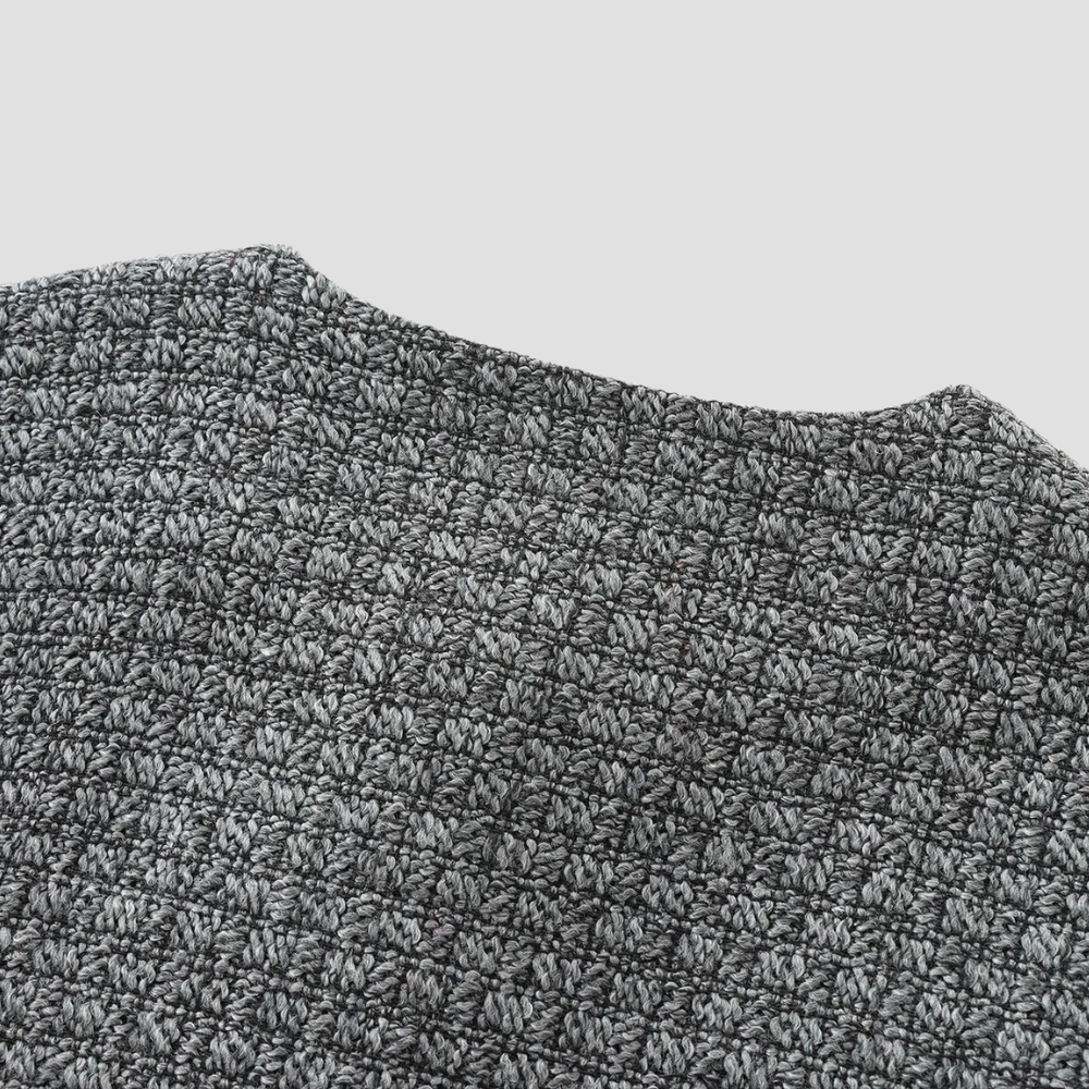 Badhie | Women’s Luxe Tweed Round Neck Cropped Jacket