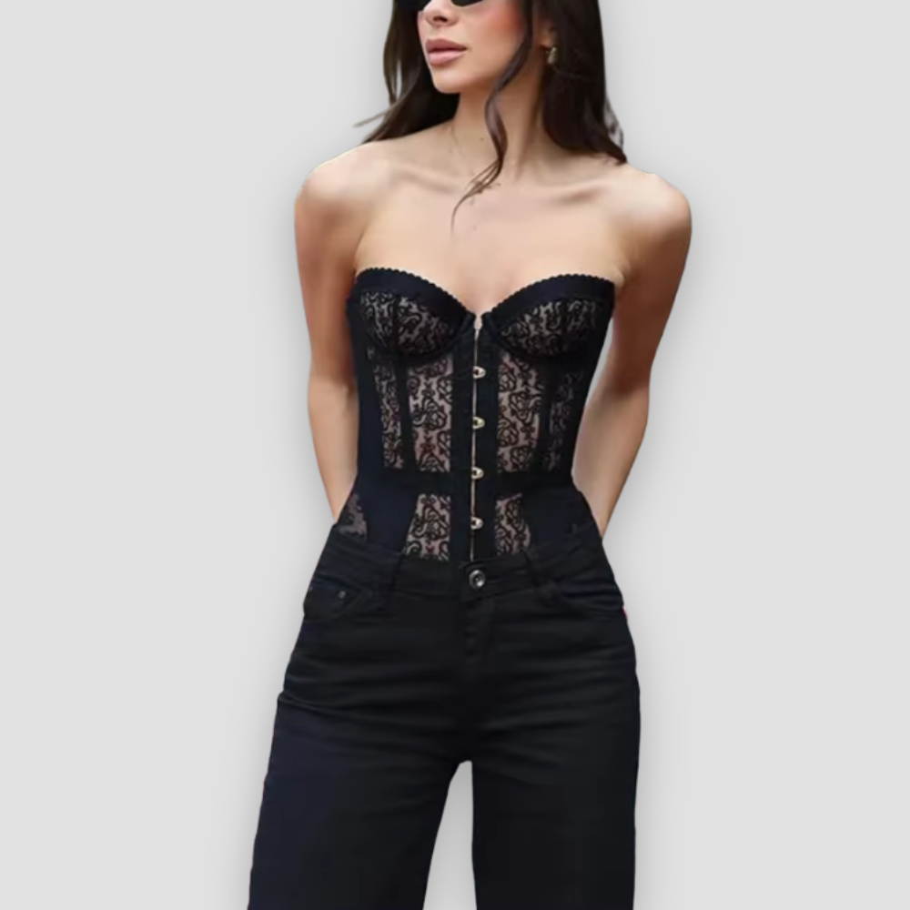 Badhie | Women’s Lace Corset Bustier Top