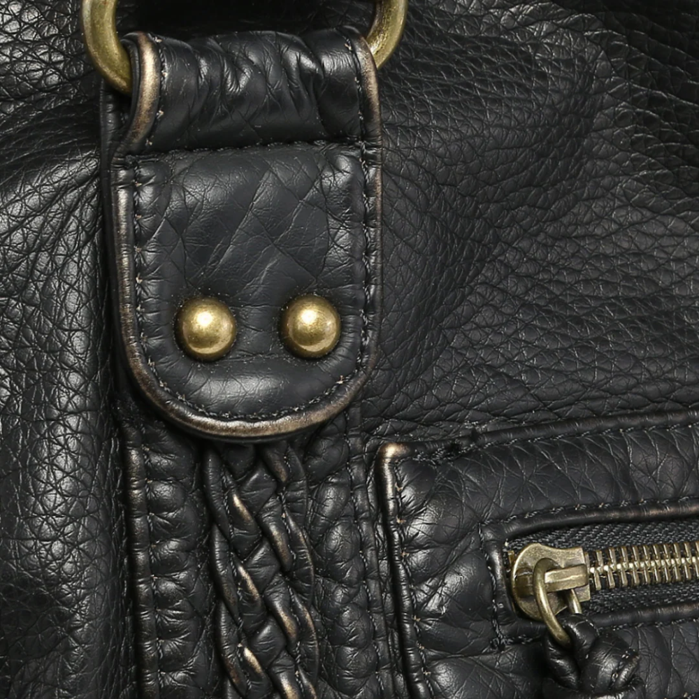 Badhie | Women’s Tote Handbag Distressed Leather Shoulder Bag