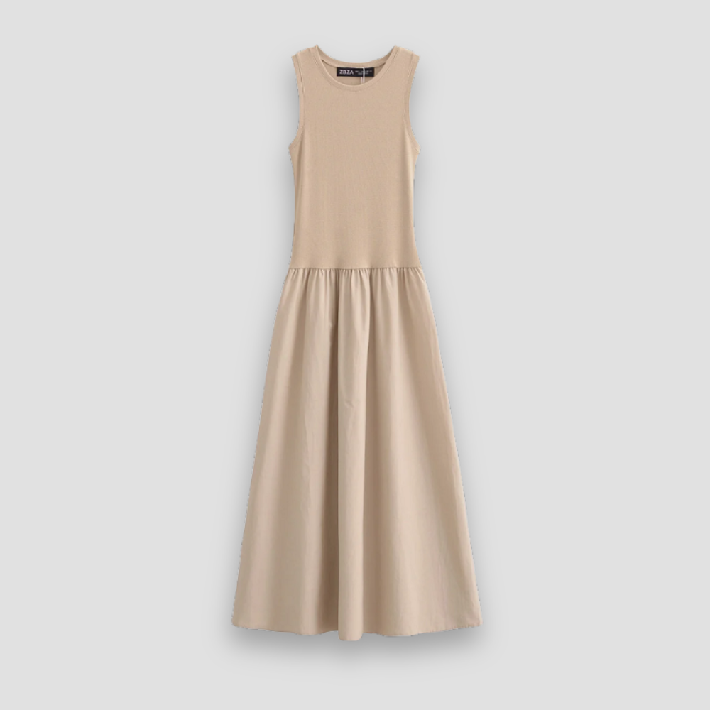 Badhie | Women's Two-Tone Tank Maxi Dress