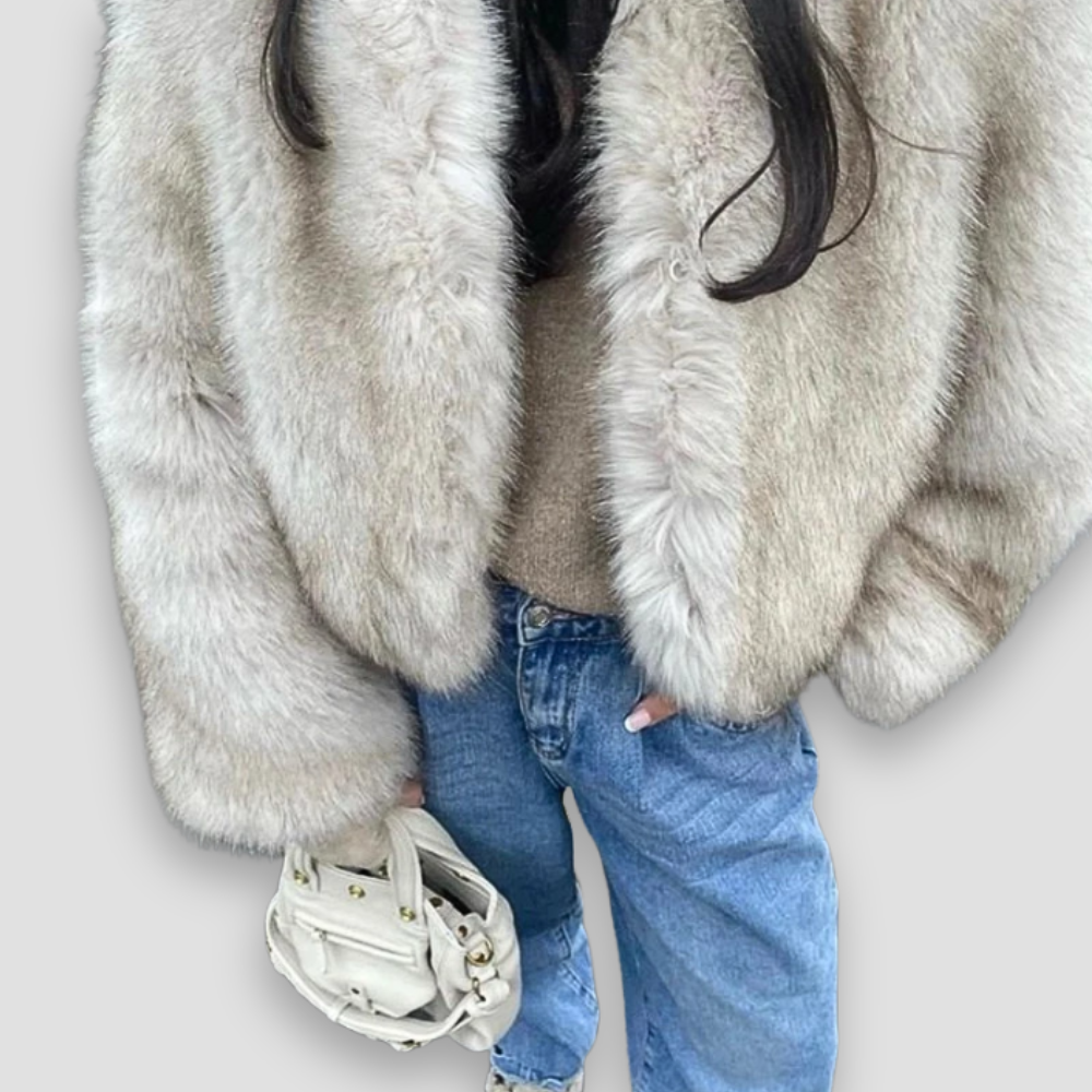 Badhie | Women’s Luxe Faux Fur Oversized Jacket