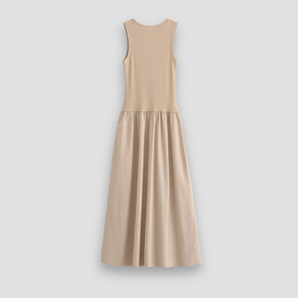 Badhie | Women's Two-Tone Tank Maxi Dress