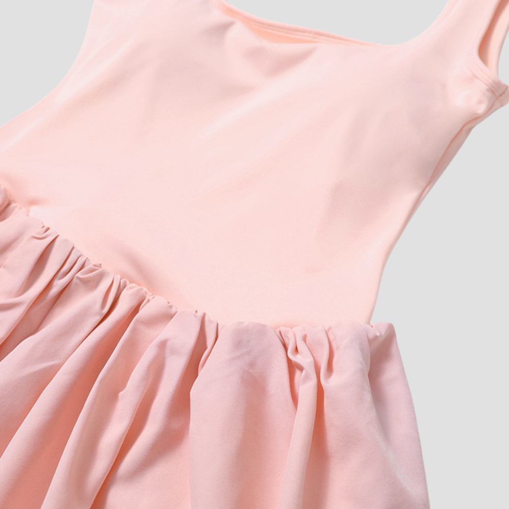 Badhie | Women's Bubble Hem Active Dress with Built-In Shorts