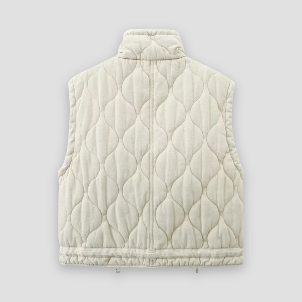 Badhie | Women’s Winter Puffer Jacket Quilted Utility Vest