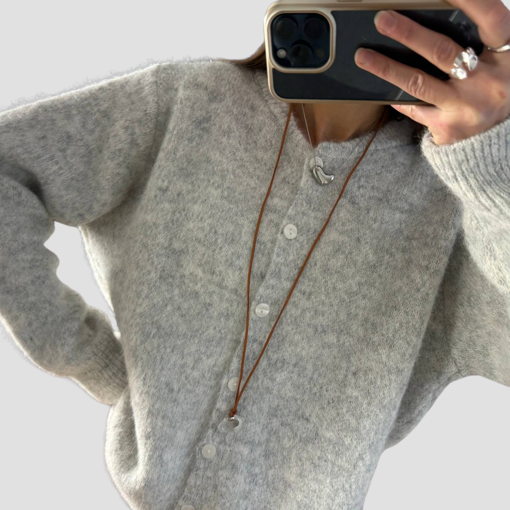 Badhie | Women’s Cozy Button-Up Knit Cardigan