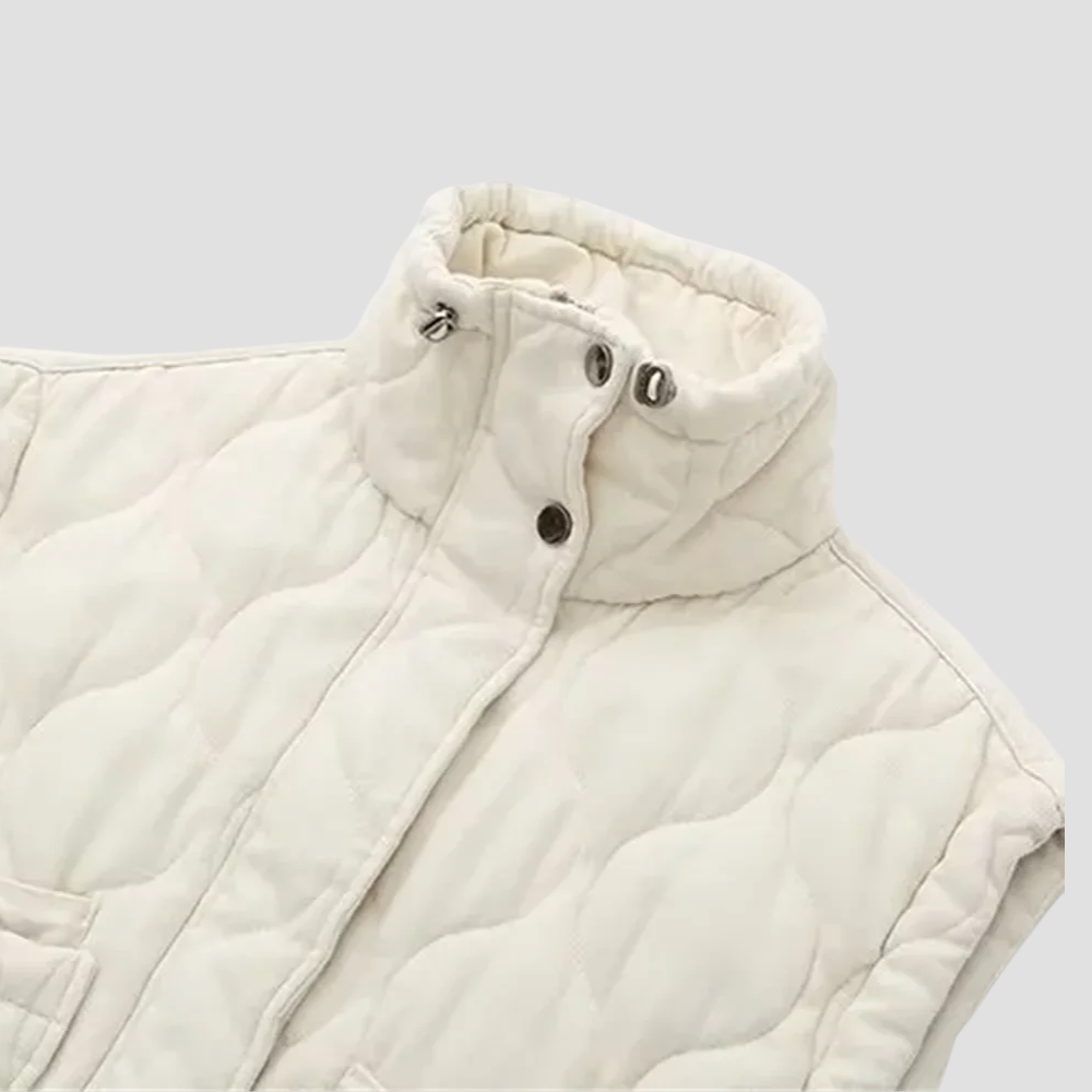 Badhie | Women’s Winter Puffer Jacket Quilted Utility Vest