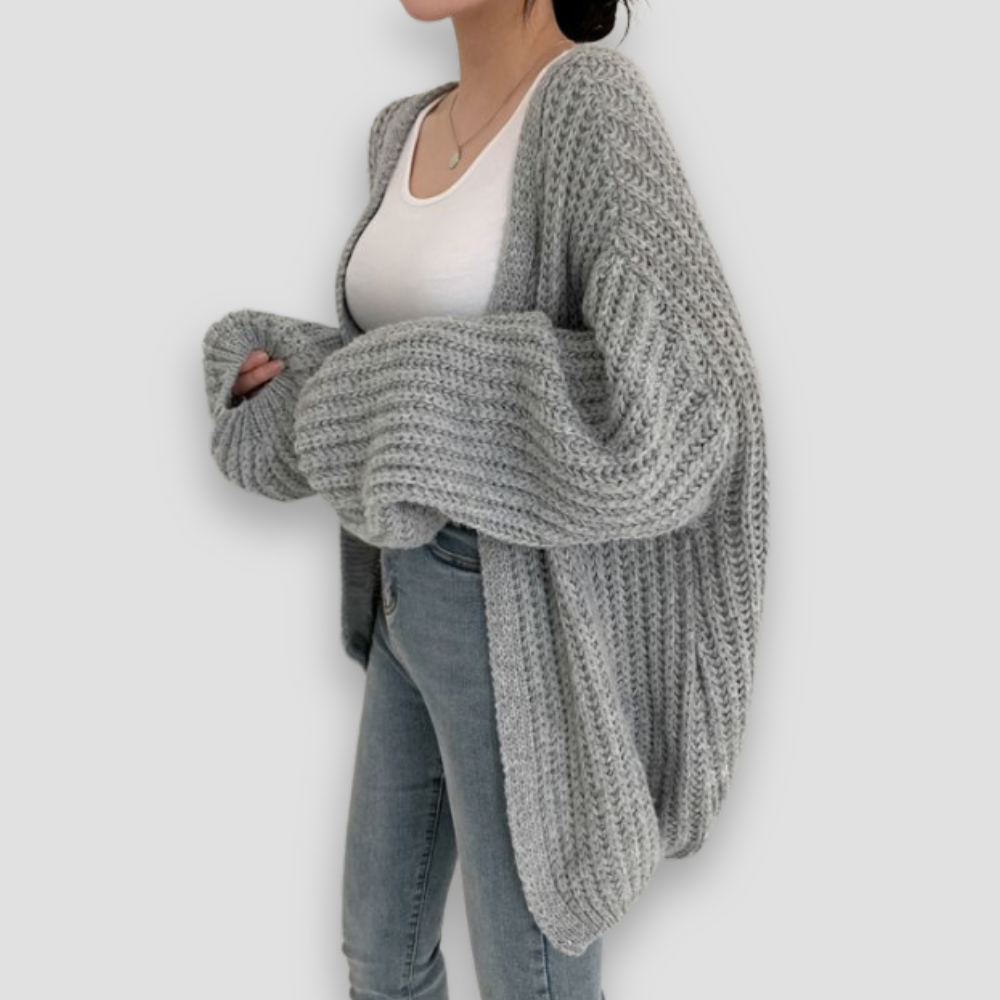 Badhie | Women’s Chunky Knit Oversized Cardigan