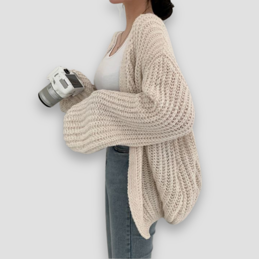 Badhie | Women’s Chunky Knit Oversized Cardigan