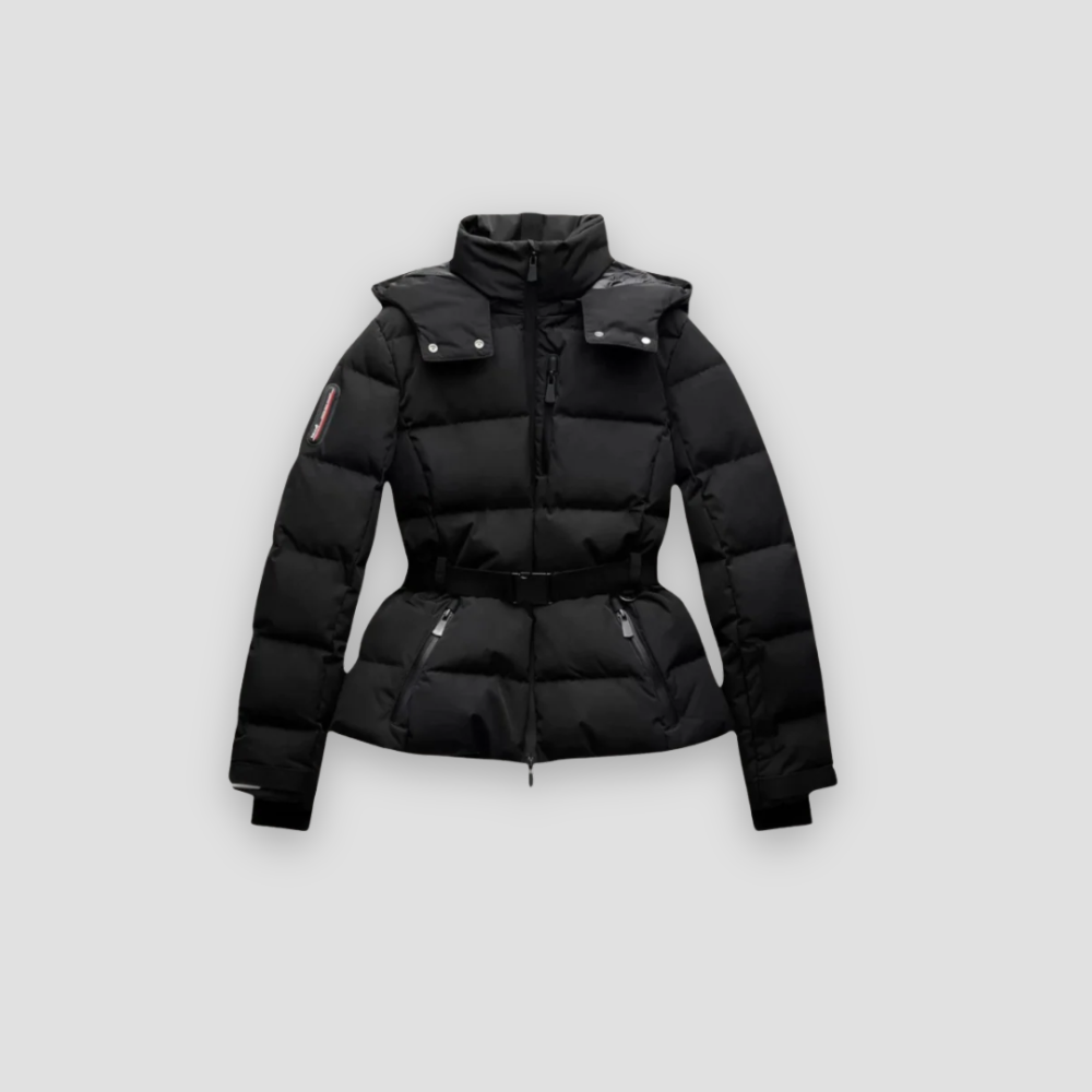 Badhie | Women’s Winter Parka Jacket Belted Puffer
