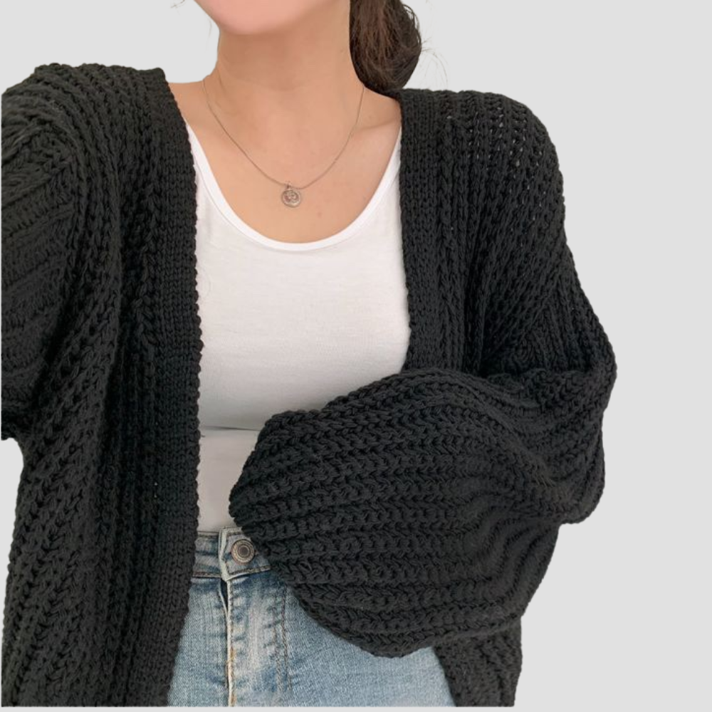 Badhie | Women’s Chunky Knit Oversized Cardigan