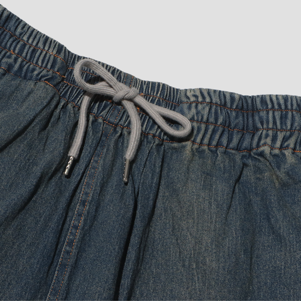 Badhie | Women's Denim & Lace Two-Piece Set