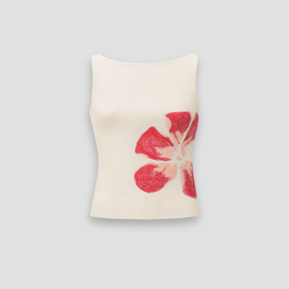 Badhie | Women's Floral Print Sleeveless Tank Top