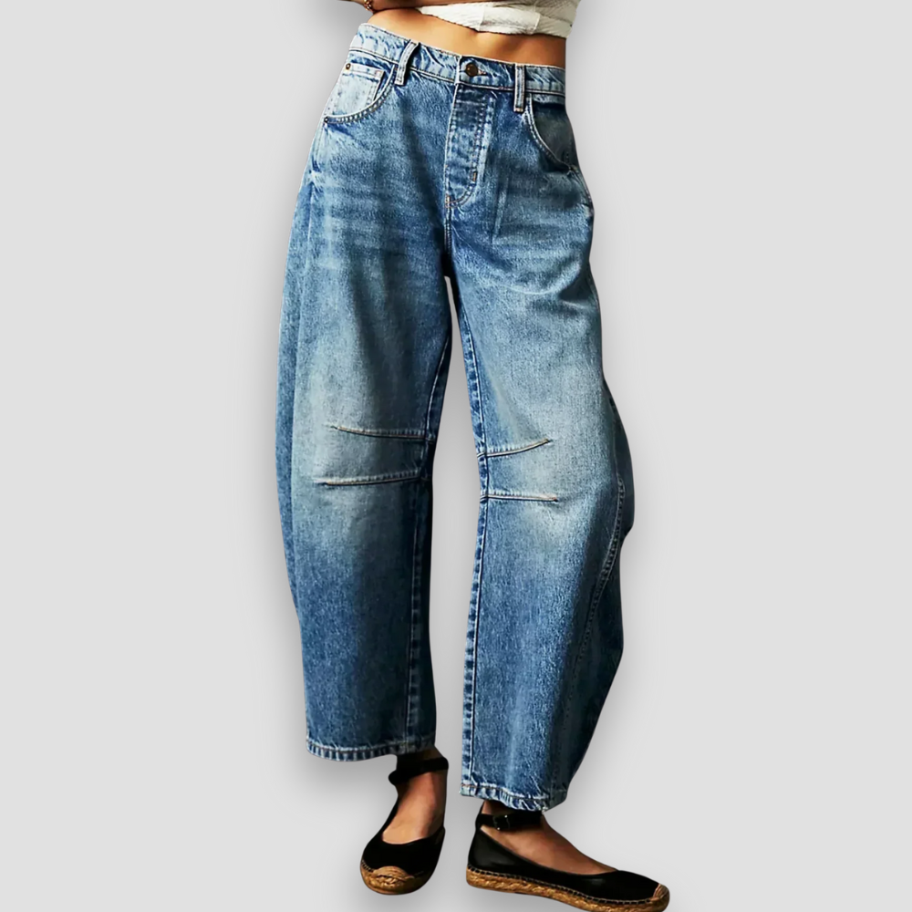 Badhie | Women’s Vintage Wide-Leg Denim Jeans