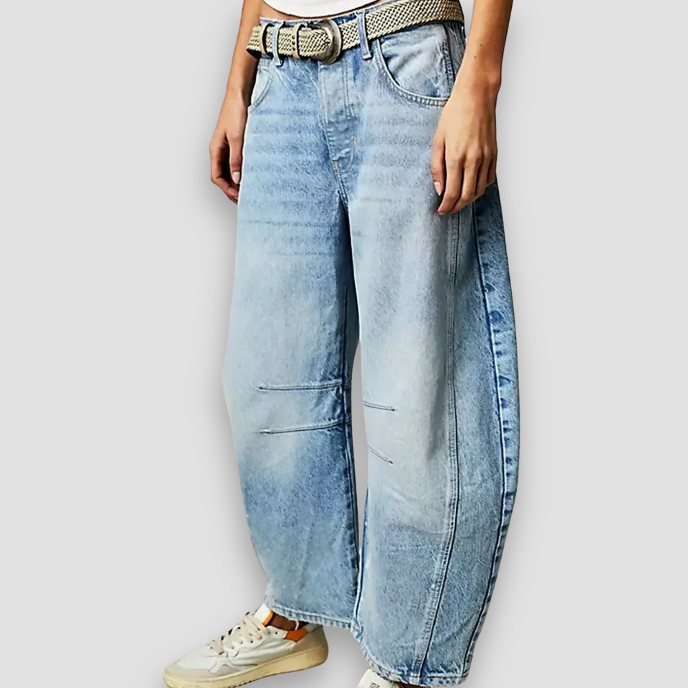 Badhie | Women’s Vintage Wide-Leg Denim Jeans
