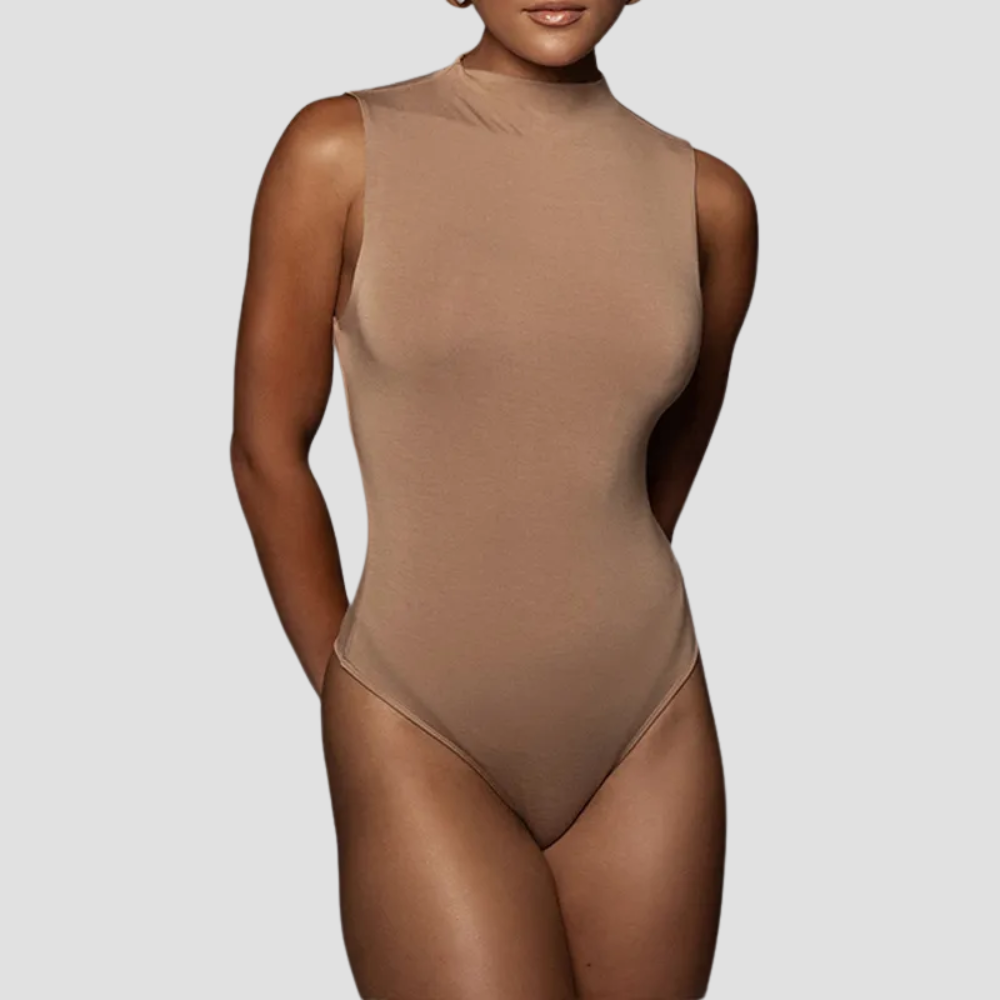 Badhie | Womens Sculpted High-Neck Bodysuit