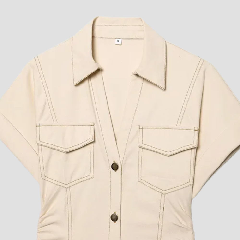 Badhie | Women's Button-Up Midi Shirt Dress