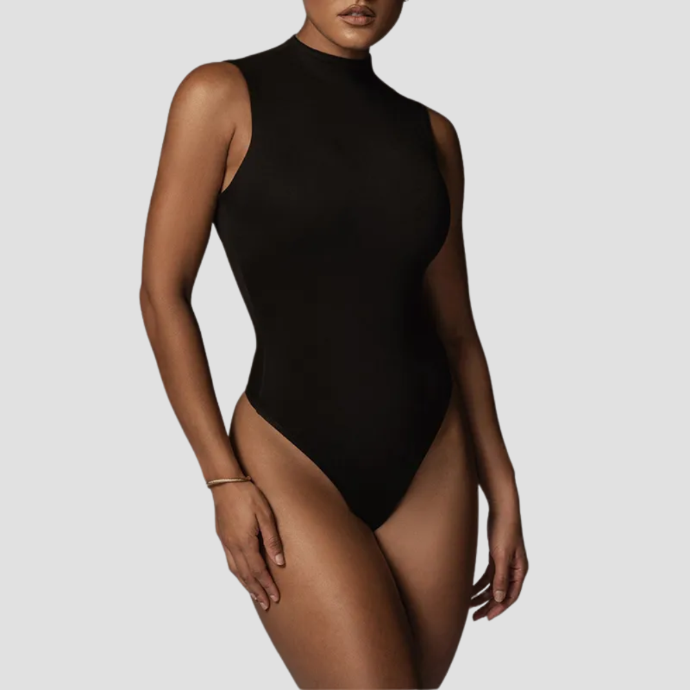 Badhie | Womens Sculpted High-Neck Bodysuit