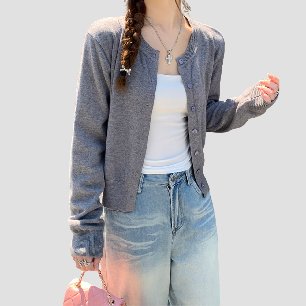 Badhie | Women’s Classic Everyday Button-Up Cardigan