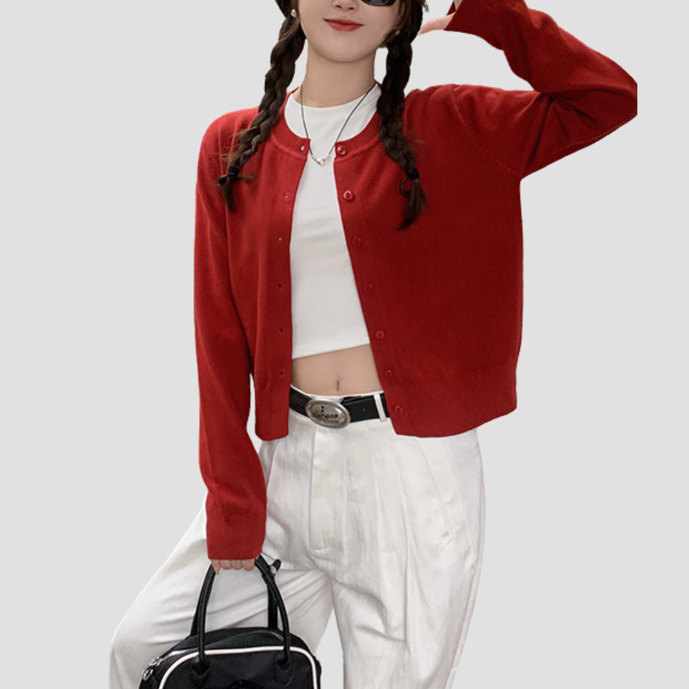 Badhie | Women’s Classic Everyday Button-Up Cardigan