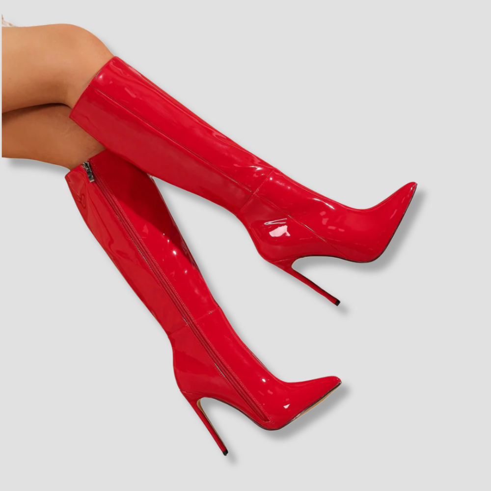 Badhie | Women’s Luxe Stiletto Knee-High Boots
