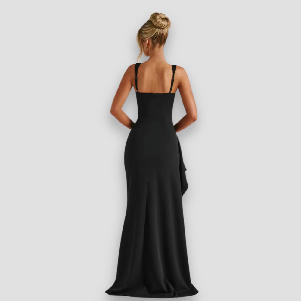 Badhie | Women’s Evening Dress Elegant High-Slit Gown