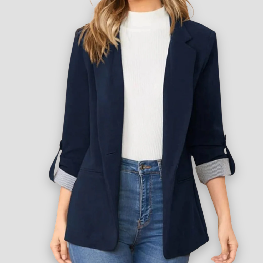 Badhie | Women’s Casual Roll-Up Sleeve Blazer
