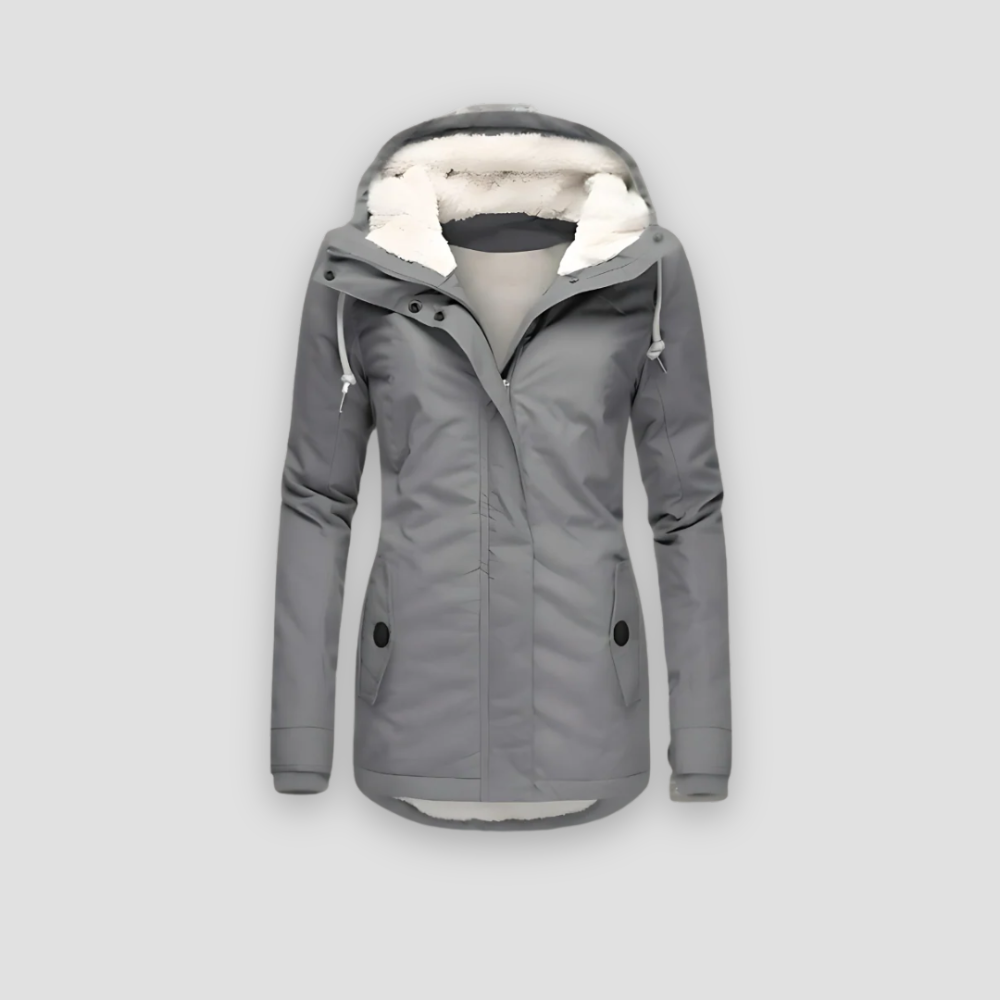 Badhie | Women’s Waterproof Puffer Sherpa-Lined Winter Parka Jacket