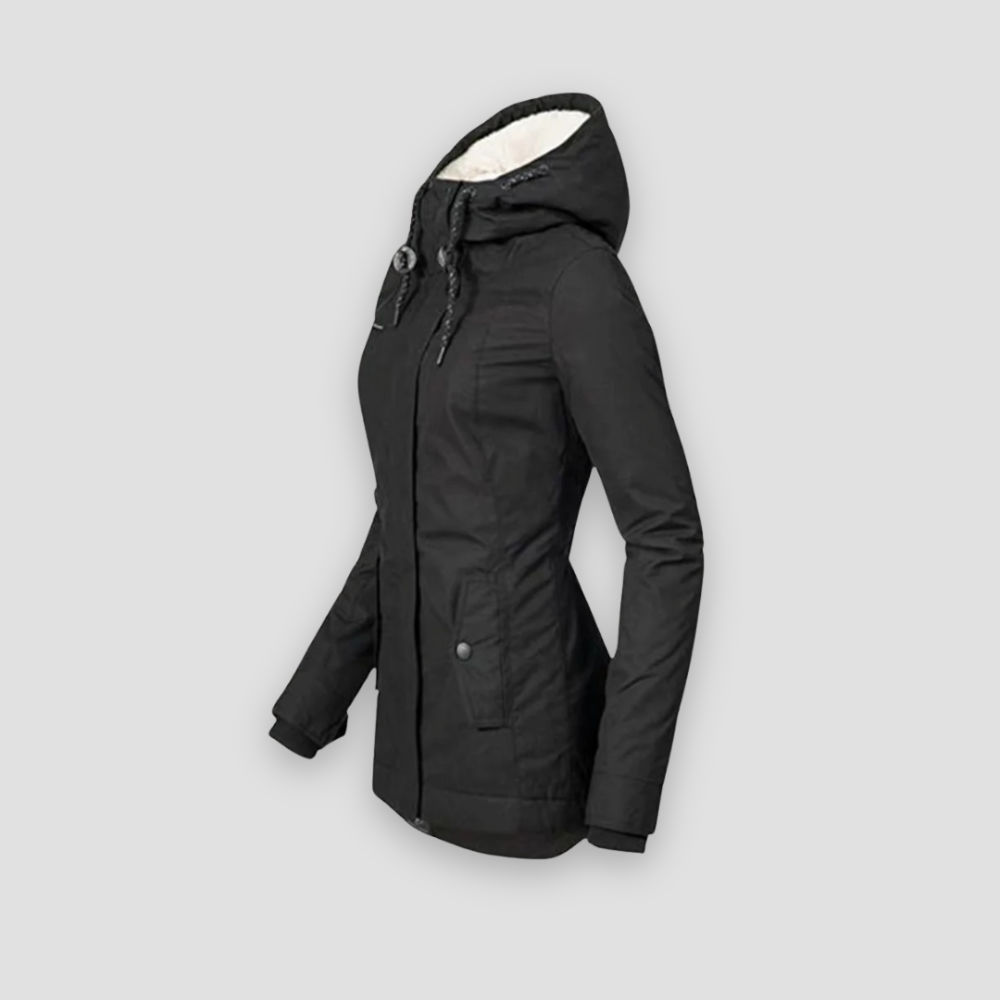 Badhie | Women’s Waterproof Puffer Sherpa-Lined Winter Parka Jacket