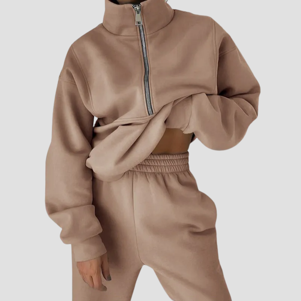 Badhie | Women’s Half-Zip Oversized Lounge Set