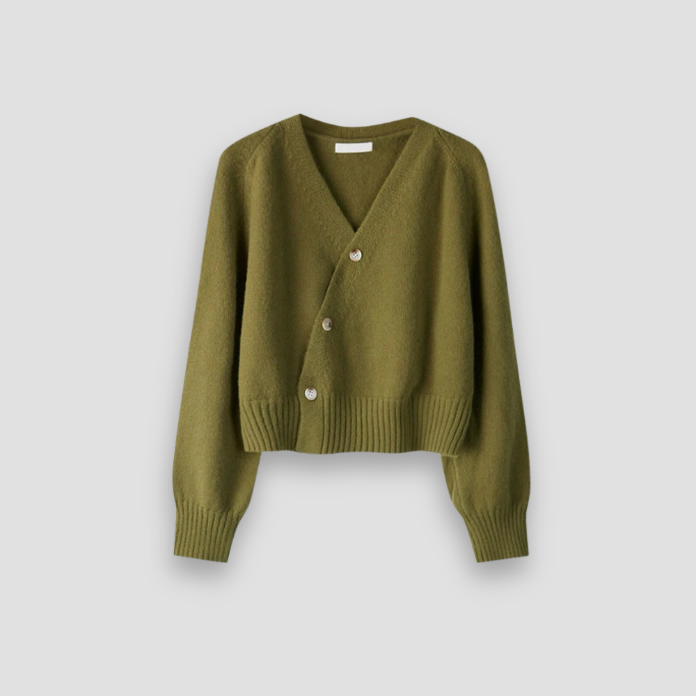 Badhie | Women’s Asymmetric Button-Up Cardigan