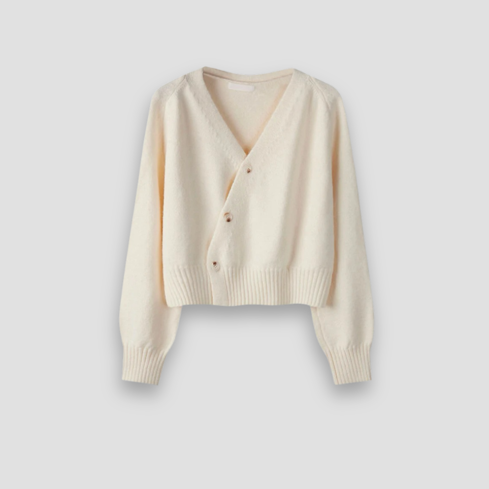 Badhie | Women’s Asymmetric Button-Up Cardigan
