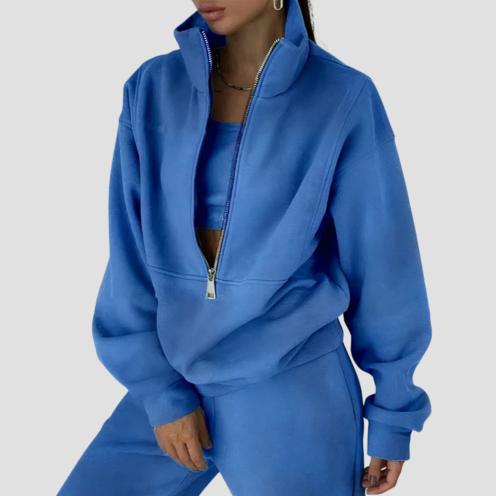 Badhie | Women’s Half-Zip Oversized Lounge Set