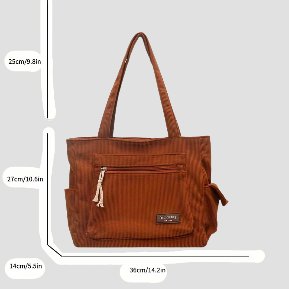 Badhie | Women’s Corduroy Utility Tote Bag