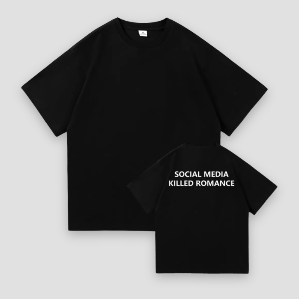 Badhie | Women’s “Social Media Killed Romance” Graphic Tee