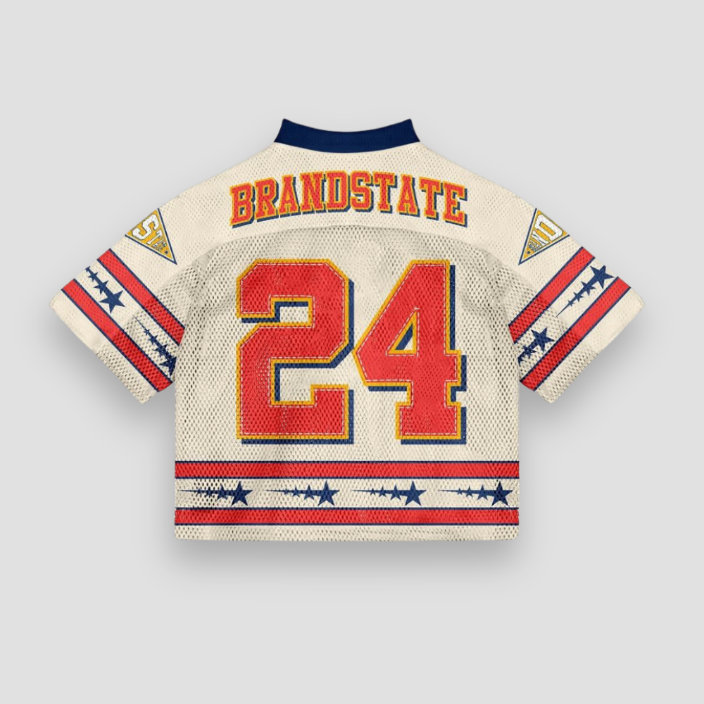 Badhie | Women's Mesh Crop Football Jersey
