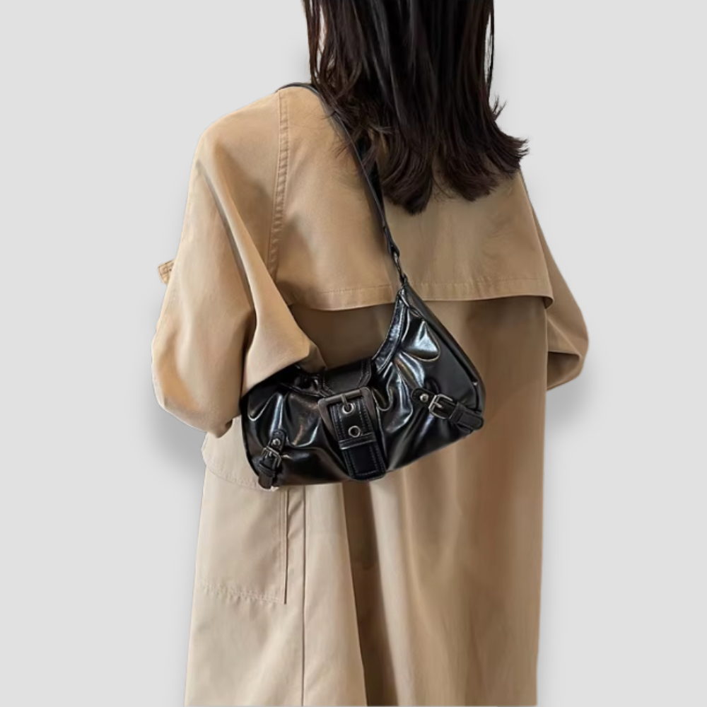 Badhie | Women’s Buckled Mini Shoulder Bag