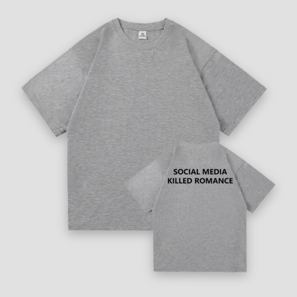 Badhie | Women’s “Social Media Killed Romance” Graphic Tee