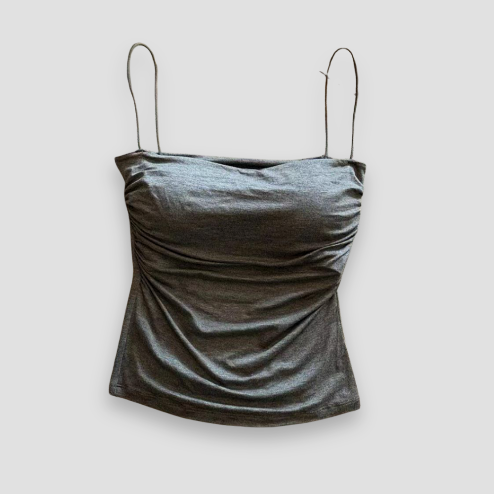 Badhie | Women’s Micro Ruched Strap Padded Top