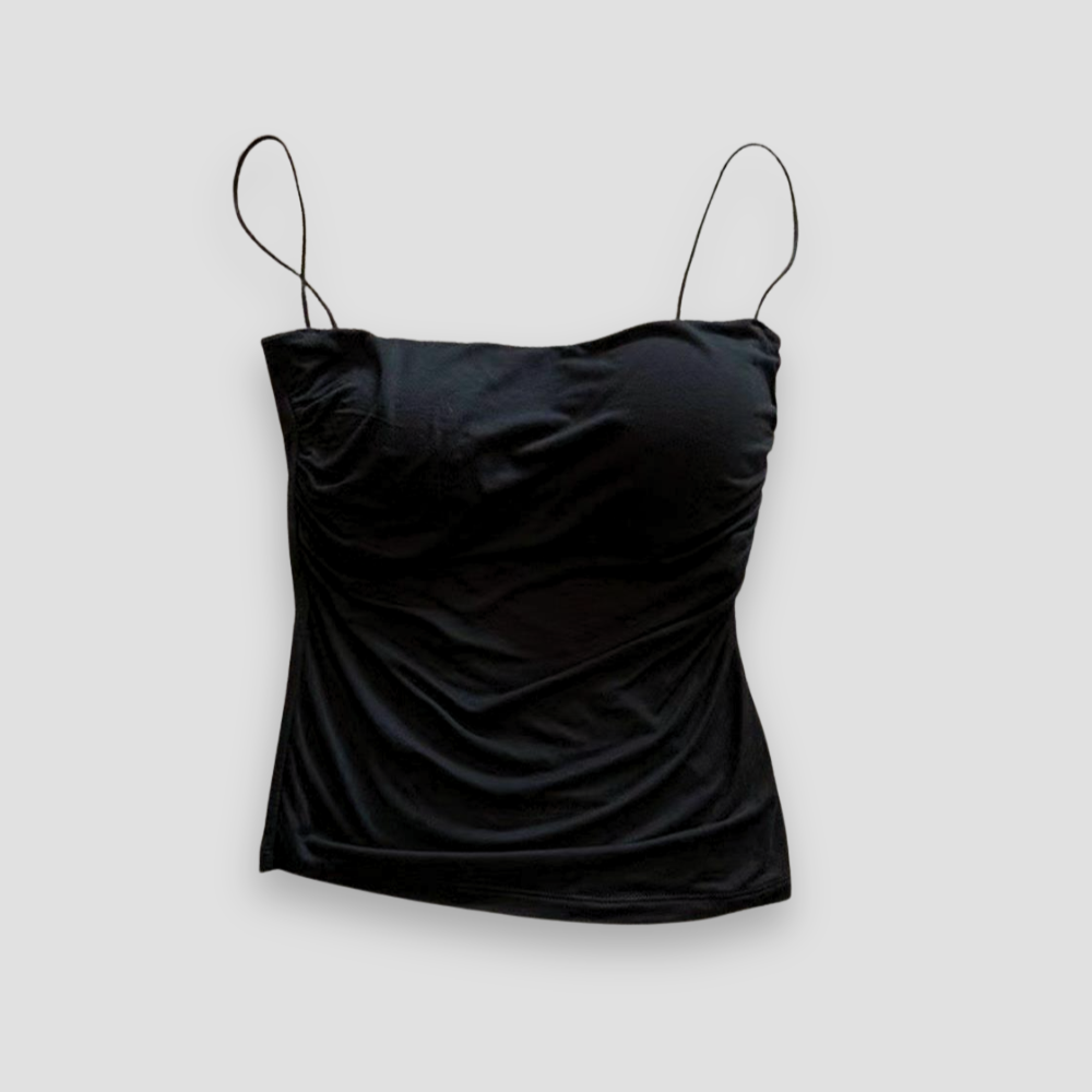 Badhie | Women’s Micro Ruched Strap Padded Top